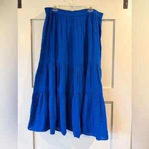 Sonoma Blue Tiered Women's Skirt